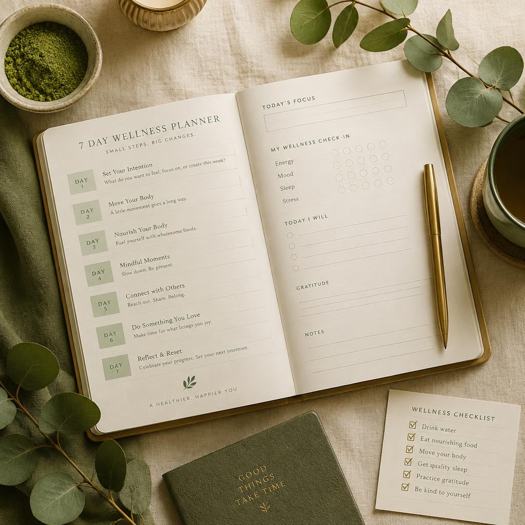 Planner da rotina completa dos 7 dias